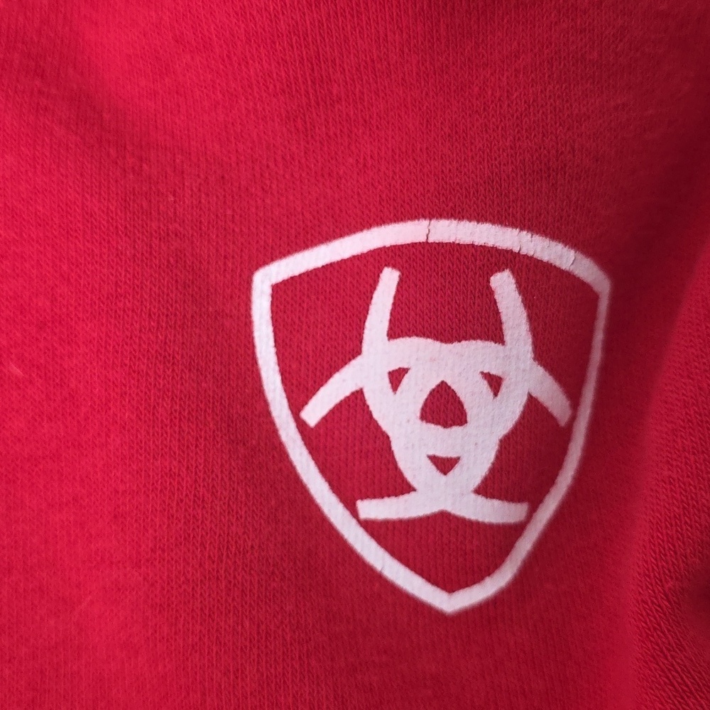 Ariat Men's Bold Red Hoodie - Picture 3 of 7